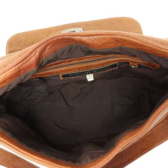 Coronado Leather CCW Messenger Shoulder Purse Crossbody Lockable GUN BAG Brown - Picture 6 of 12